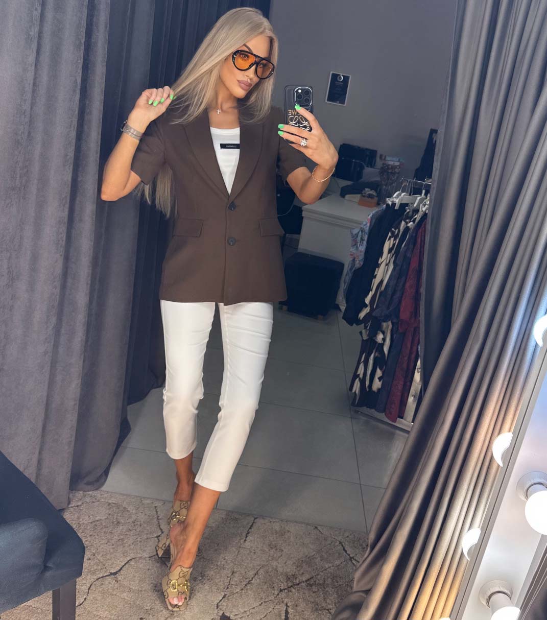 Image1 of Short Sleeve Blazer from EME Boutique