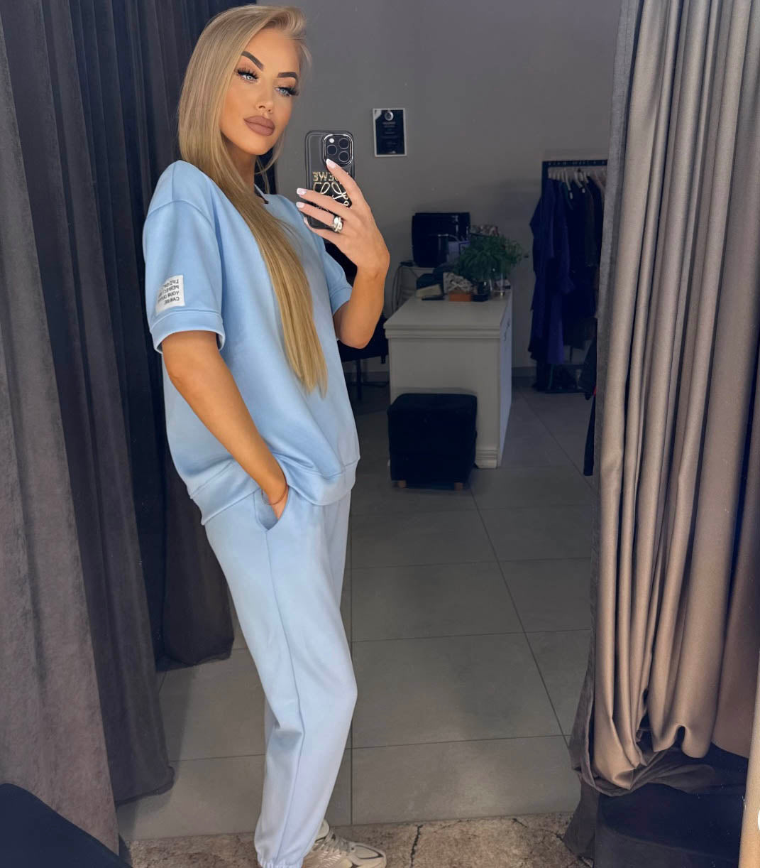 Image1 of Elegant Casual Suit Blue from EME Boutique