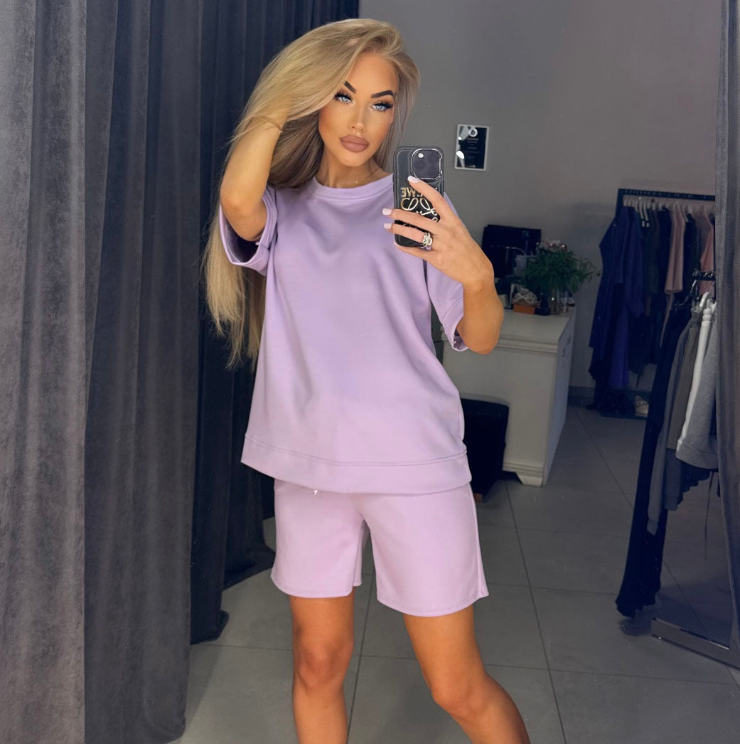 Image2 of Summer Two-Pieces Suit Purple from EME Boutique