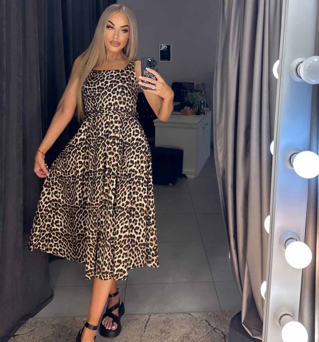 Image3 of Leopard Print Dress from EME Boutique