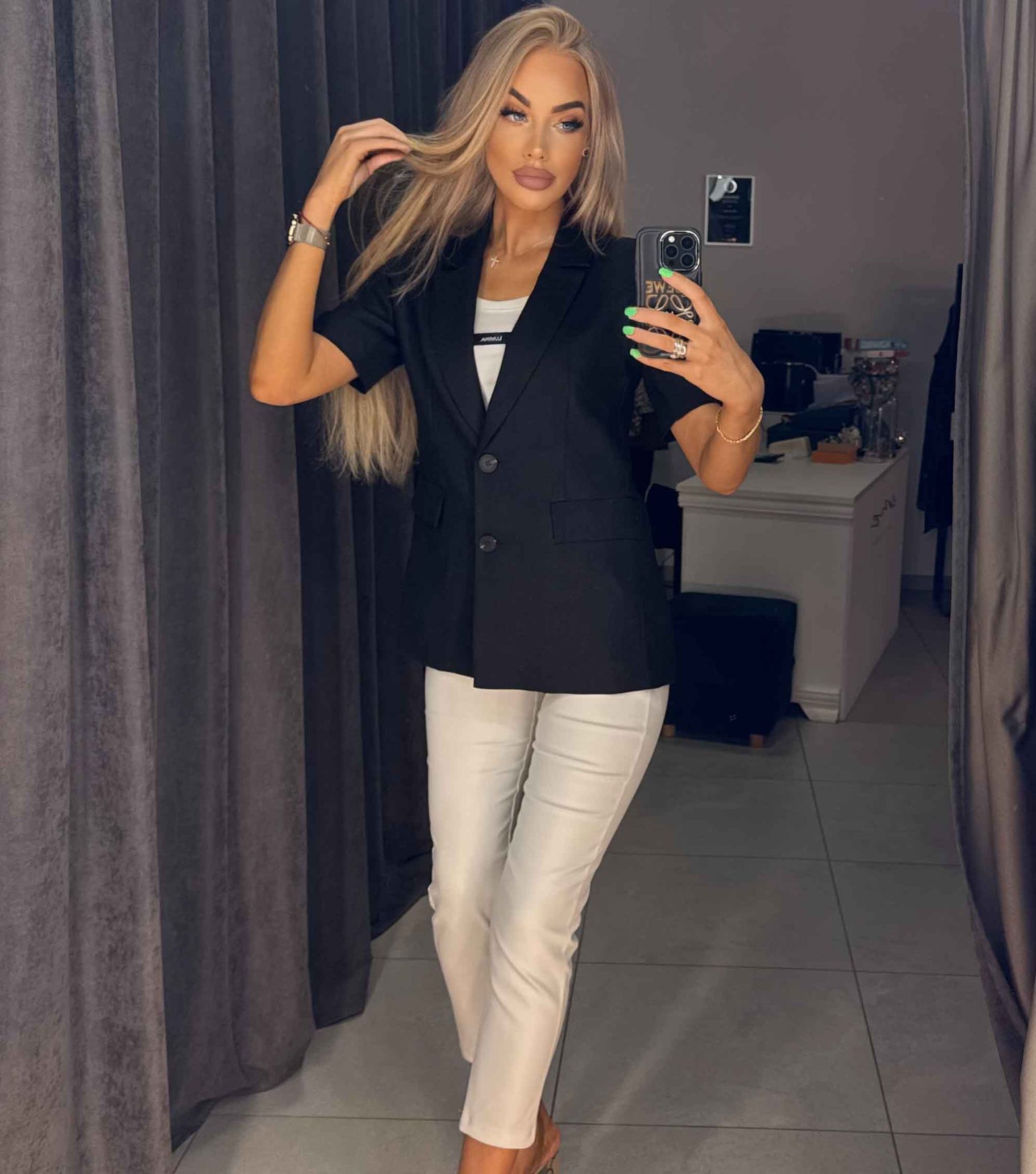 Image9 of Short Sleeve Blazer from EME Boutique