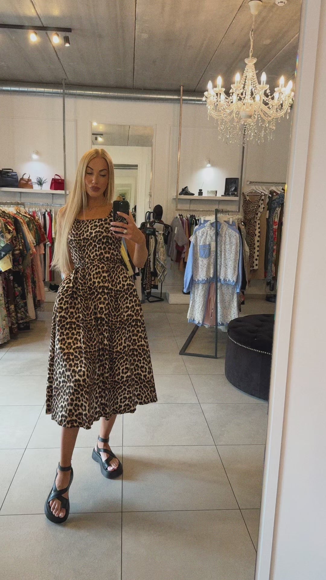 Video1 of Leopard Print Dress from EME Boutique