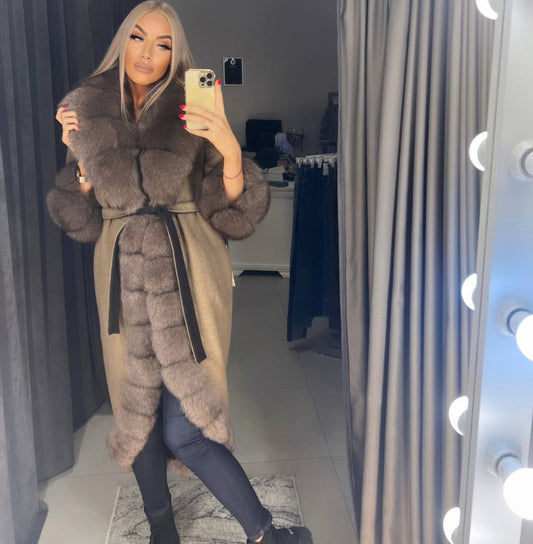 Image1 Black Long Vecereme Winter Jacket From EME boutique