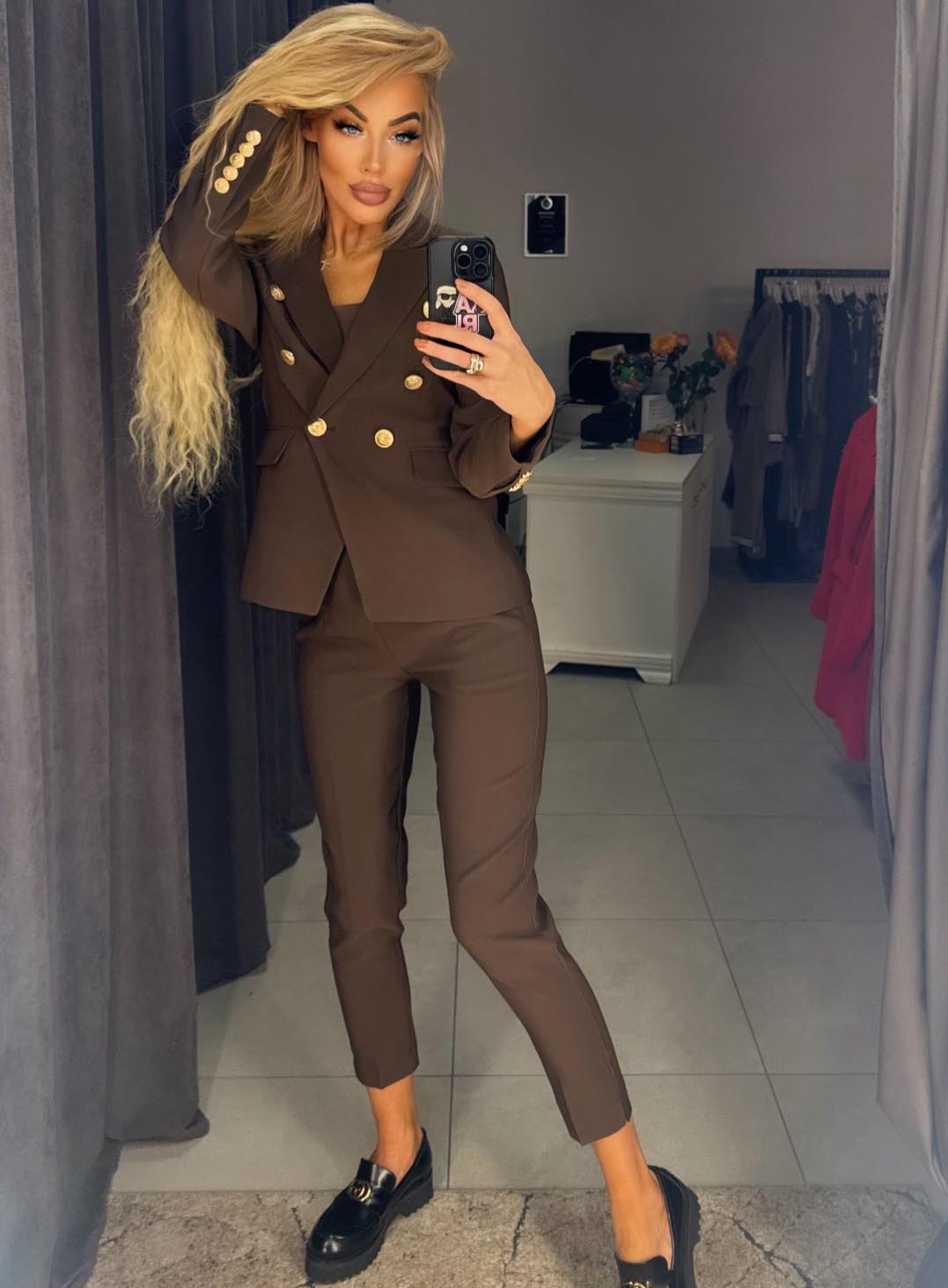 Image10 of Classic Two-Piece Suit with Gold Details from EME Boutique