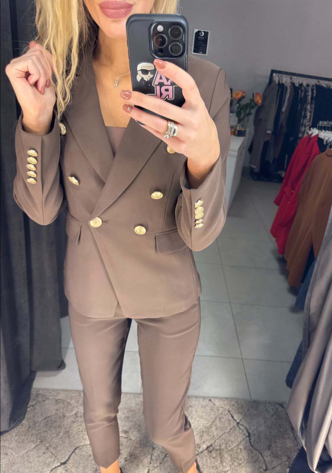 Image11 of Classic Two-Piece Suit with Gold Details from EME Boutique