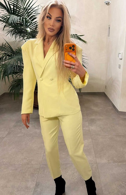 Image14 of Classic Two Piece Suit Yellow from EME Boutique