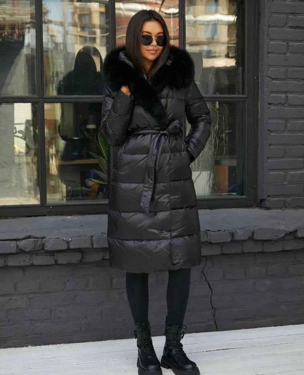 Black Long Winter Jacket