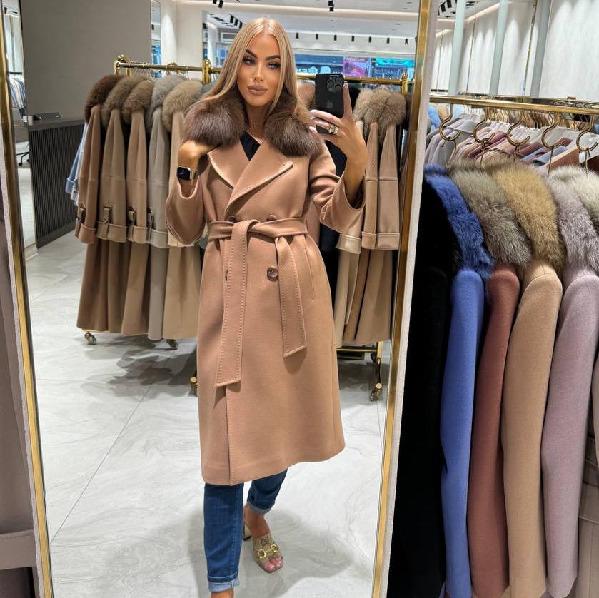 Image2 of Camel Cashmere Coat from EME boutique