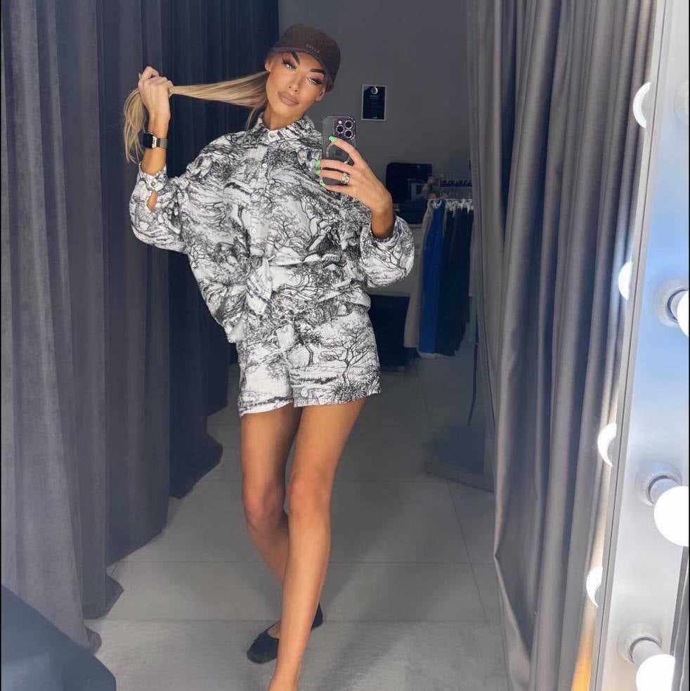Cotton Two-Piece Set