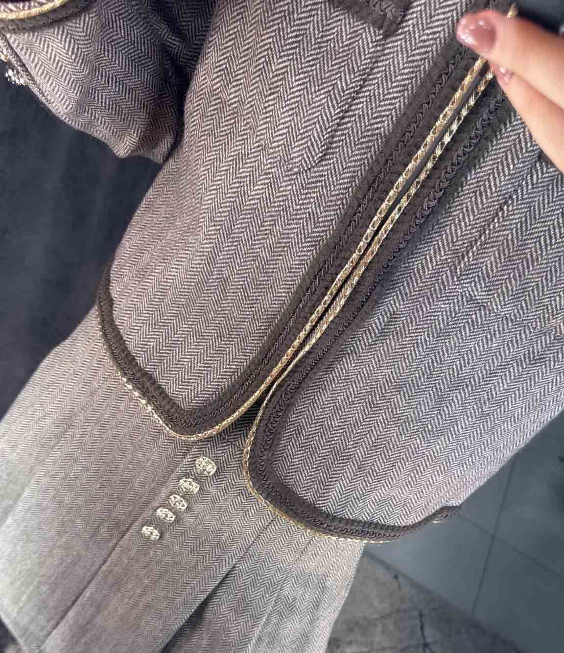 Image2 of Elegant LANA Wool Suit with Pleated Skirt from EME Boutique