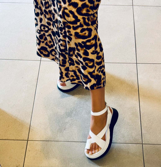 Image2 of White Leather Sandals from EME boutique