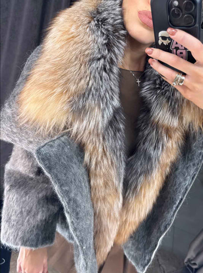 Image3 Oversize Fur Jacket with Luxurious Fur from EME Boutique