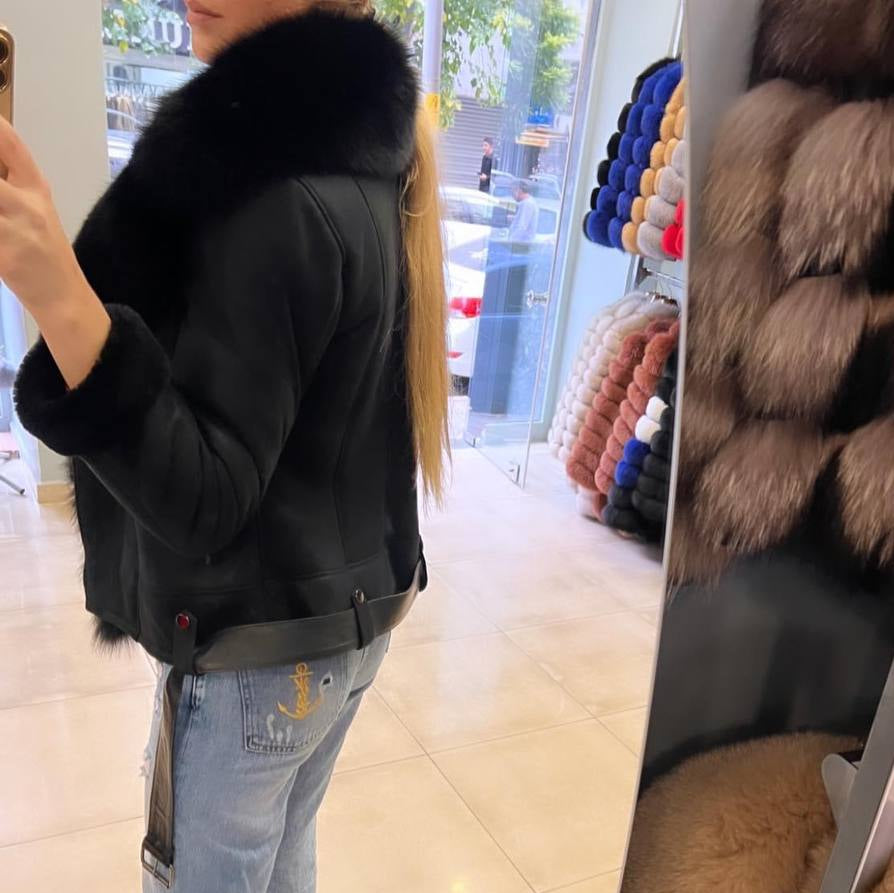 Image3 of Suede Leather Winter Jacket from EME boutique