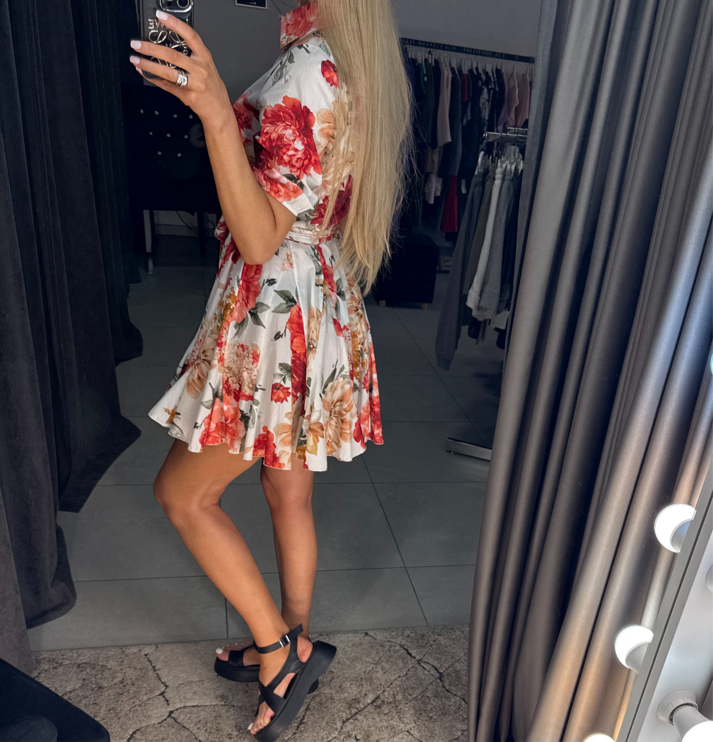Image3 of Floral Mini Dress from EME Boutique