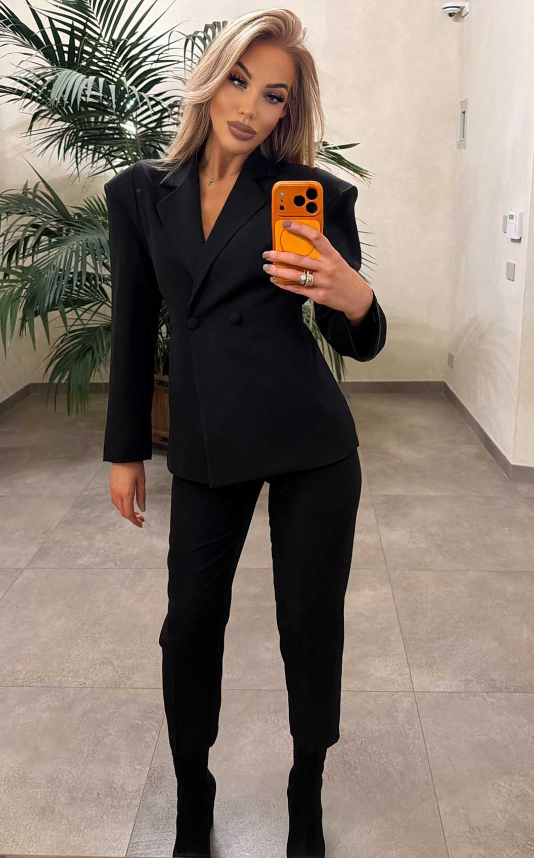 Image4 of Classic Two Piece Suit Black from EME Boutique