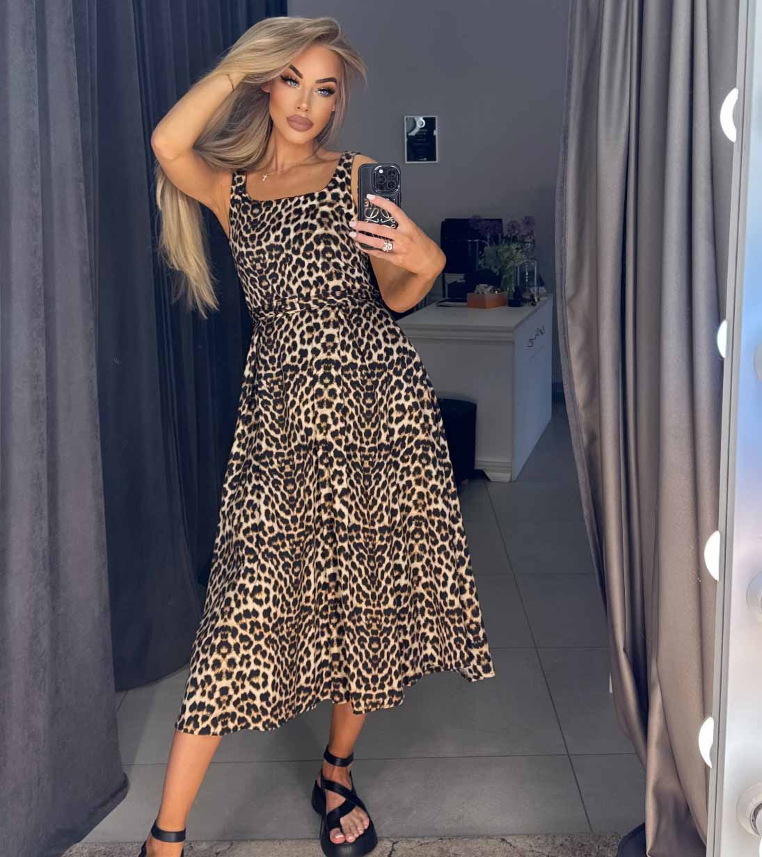 Image4 of Leopard Print Dress from EME Boutique