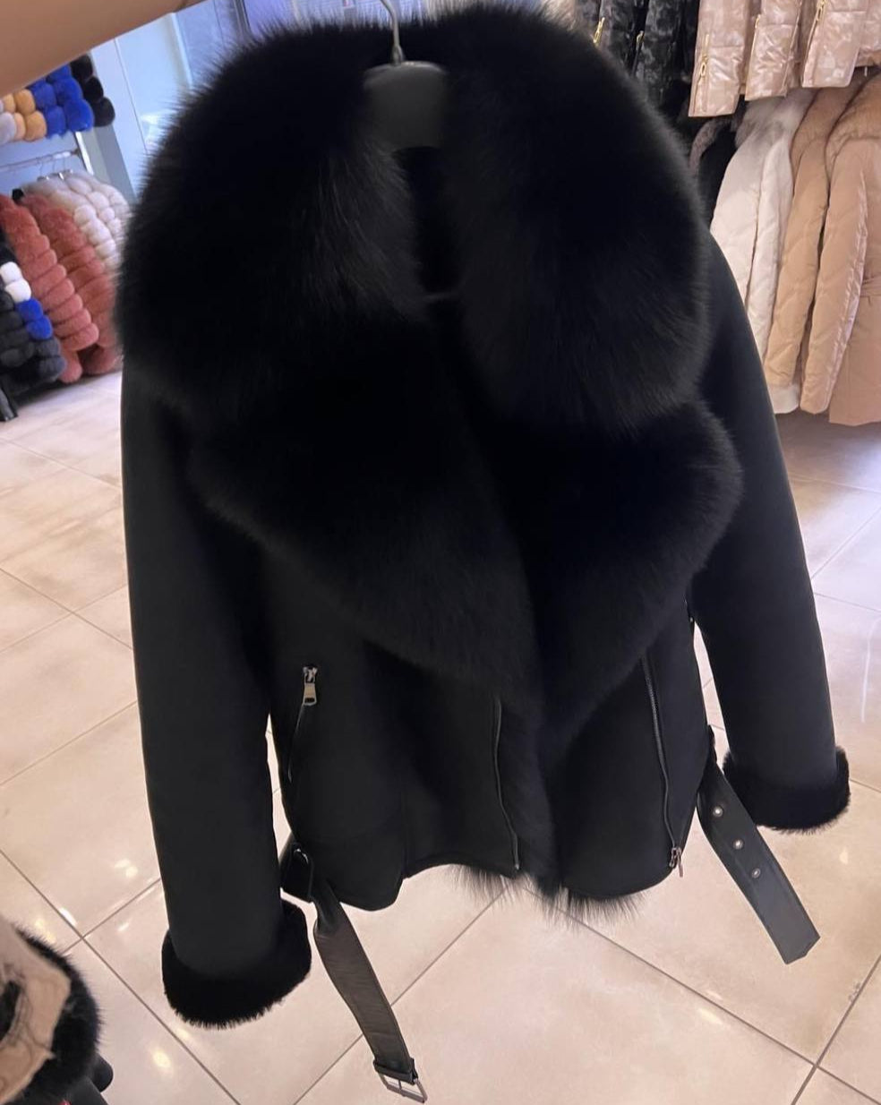 Image4 of Suede Leather Winter Jacket from EME boutique