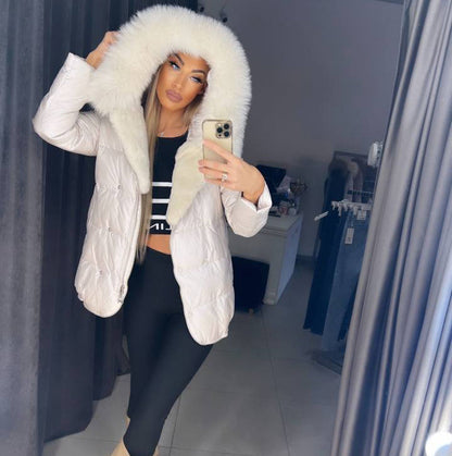 Image4 of Fancy Winter Jacket White from EME boutique