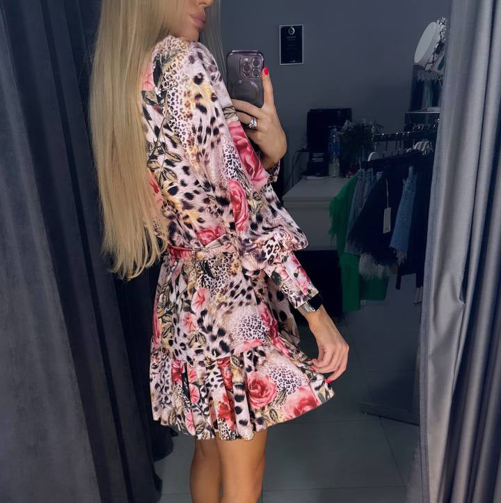 Image5 of Floral Leopard Dress from EME boutique