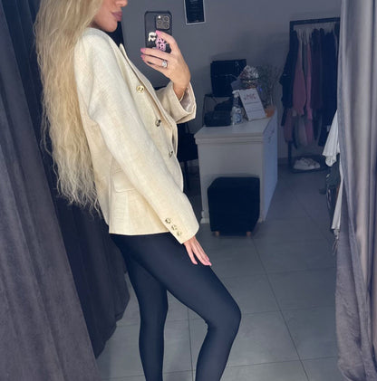 Image5 of Tweed jacket with gold buttons from EME Boutique