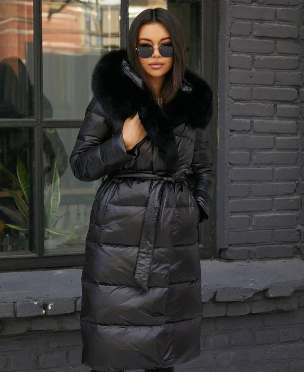 Black Long Winter Jacket