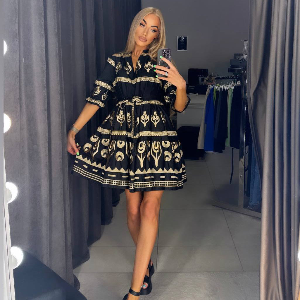 Image6 of Golden Blossom Dress from EME boutique