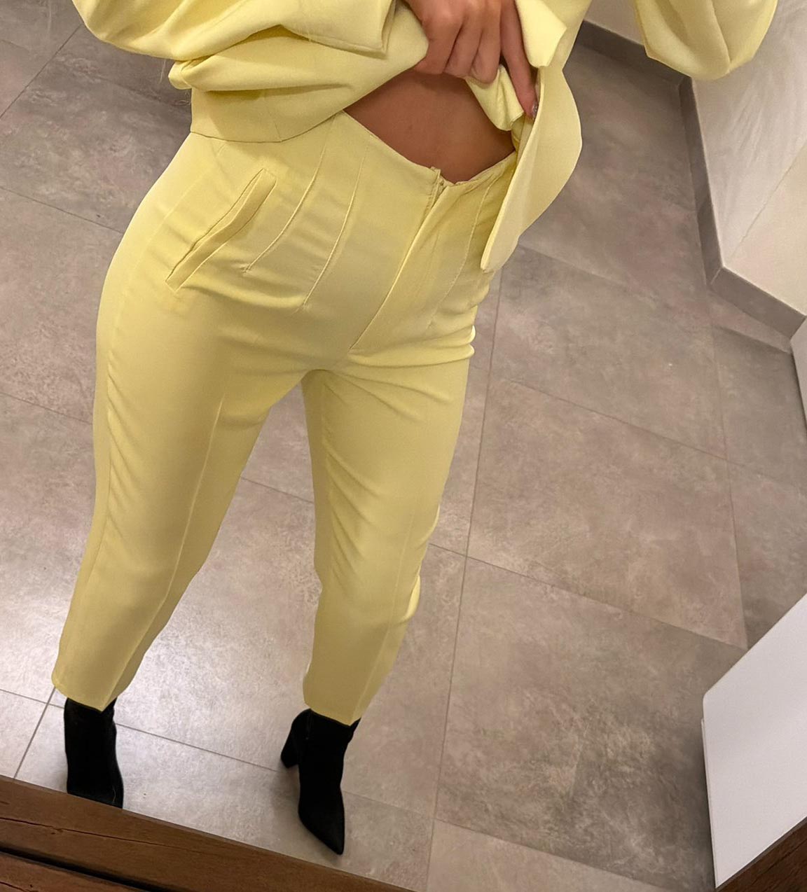 Image7 of Classic Two Piece Suit Yellow from EME Boutique