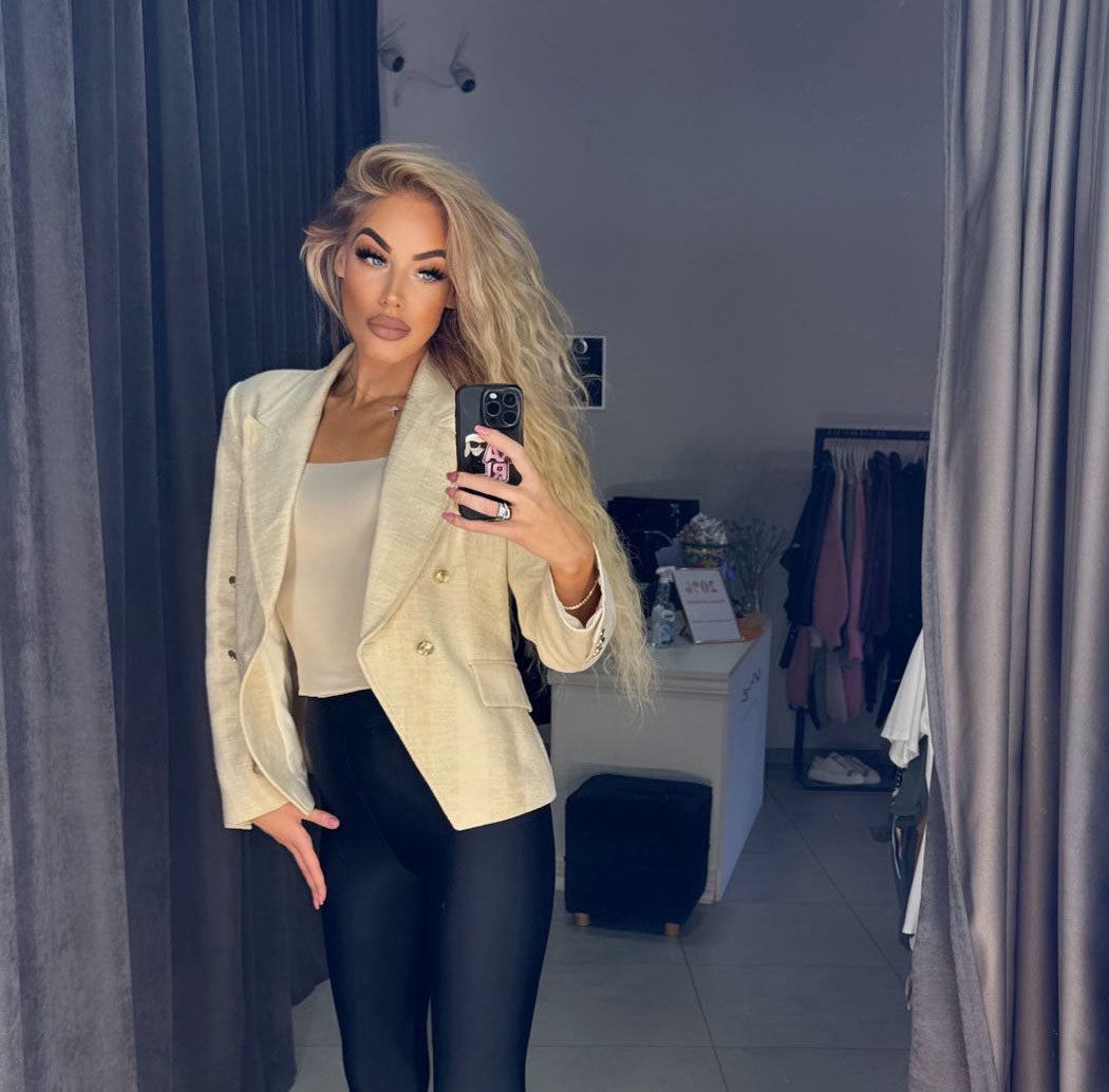 Image7 of Tweed jacket with gold buttons from EME Boutique