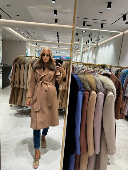 Image8 of Camel Cashmere Coat from EME boutique