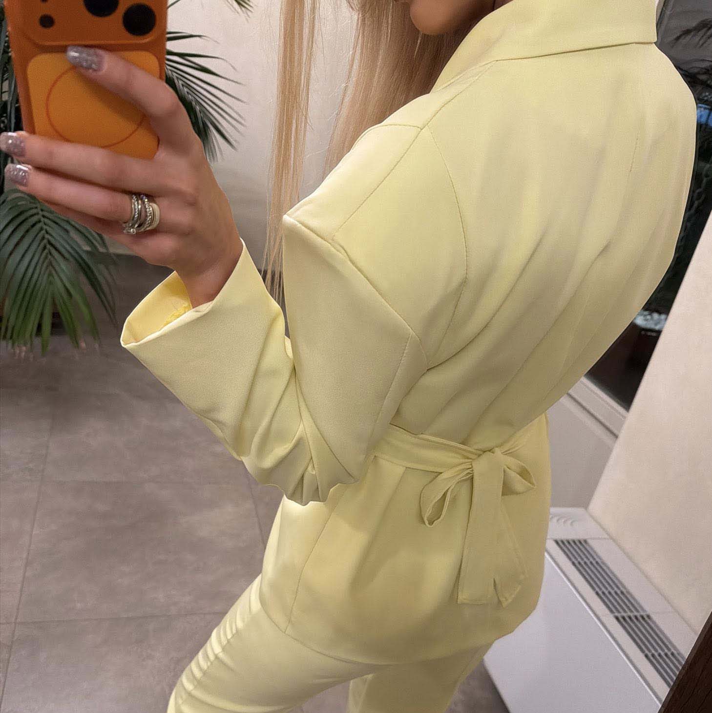 Image8 of Classic Two Piece Suit Yellow from EME Boutique