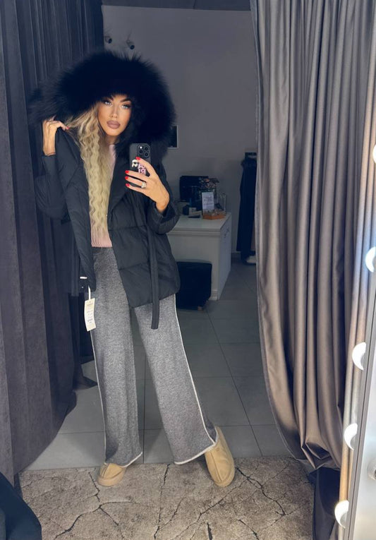 Photo1 of Winter Jacket with Black Fox Fur from EME boutique