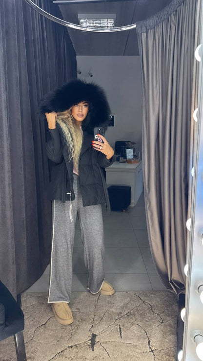 Photo3 of Winter Jacket with Black Fox Fur from EME boutique