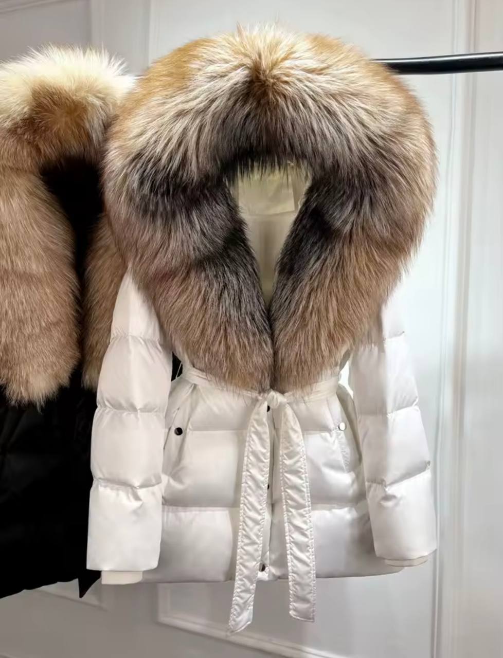 Photo5 of Winter Jacket with Natural Fox Fur from EME boutique