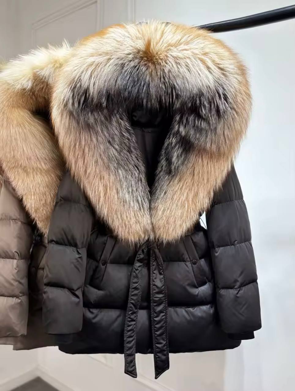 Photo6 of Winter Jacket with Natural Fox Fur from EME boutique
