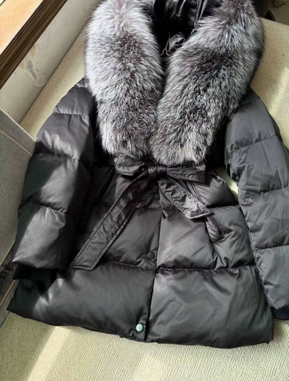 Photo7 of Winter Jacket with Natural Fox Fur from EME boutique