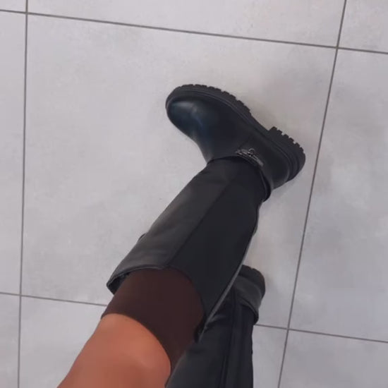 Video2 of Eco Leather Ankle Boots with Rubber from EME boutique