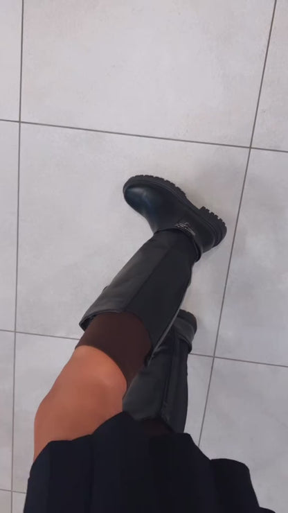 Video2 of Eco Leather Ankle Boots with Rubber from EME boutique
