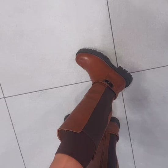 Video1 of Eco Leather Ankle Boots with Rubber from EME boutique