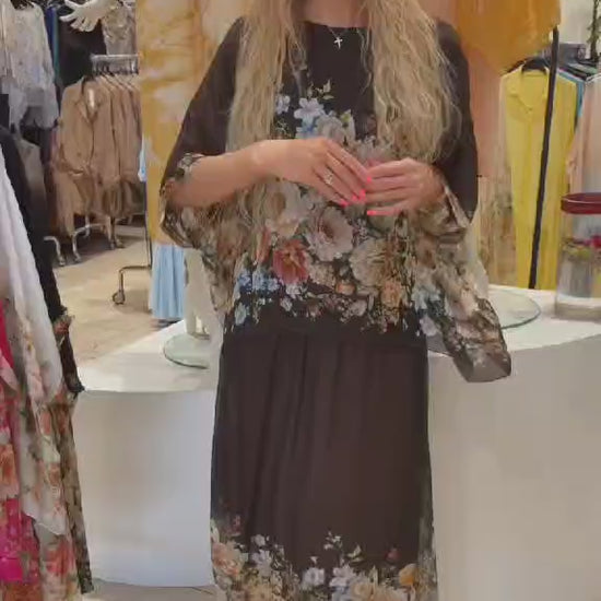 Video1 of Silk Suit with Skirt from EME boutique